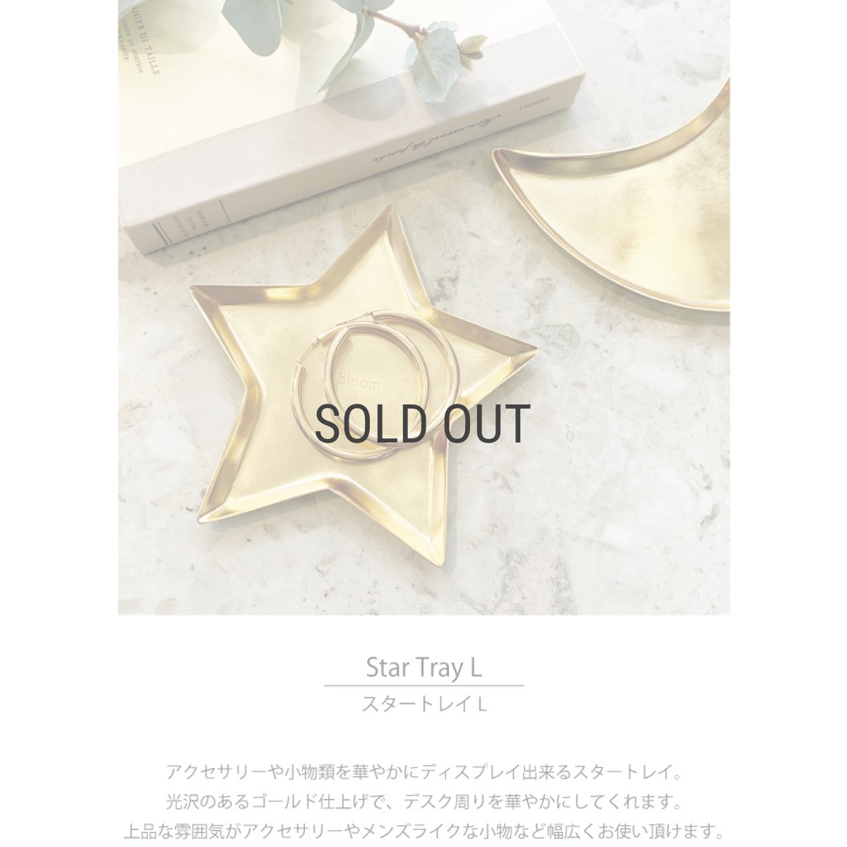 画像3: 【 Creer 】in bloom スタートレイL　アイアン ゴールド　レトロ　ハンドメイド　インド製　クレエ (3)