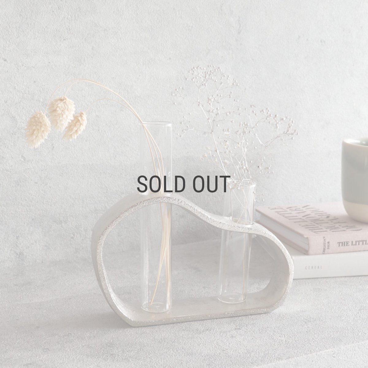 画像6: 【 Creer】santolina アルミガラスベース2連　アルミ シルバー　レトロ　ハンドメイド　インド製　クレエ (6)