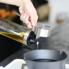 画像14: 【DULTON】オイル＆ビネガーガラスボトル　（200・350・500ml）ダルトン　美味しいまま頂けるオイシイボトル　酸化防止　片手開閉　 (14)