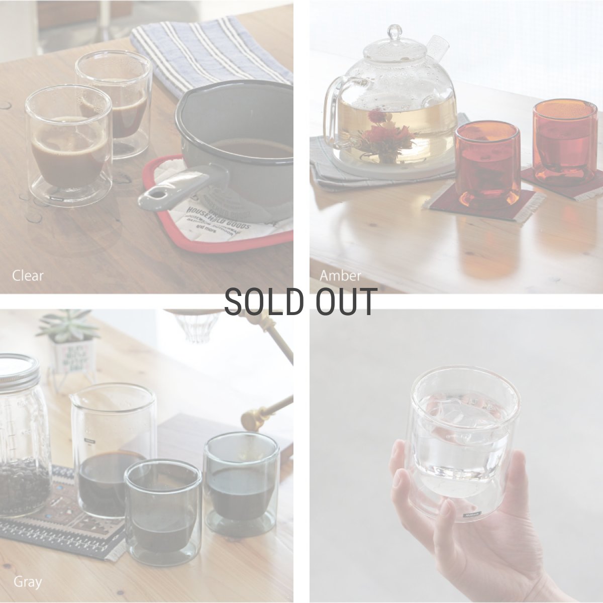 画像4: 【ANAheim】アナハイム　ダブルウォールタンブラー　S 　210ml　二重ガラス　耐熱ガラス　Double Wall Tumbler　210 (4)