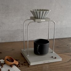 画像6: 【ANAheim】アナハイム　モルタル コーヒー ドリッパー スタンド "シングル / ナチュラル" | ハンドメイドの美しいコーヒースタンド (6)