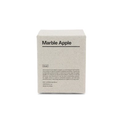 画像3: 【DETAIL】マーブルアップル"ホワイト／スモール"　Marble Apple “White / Small”