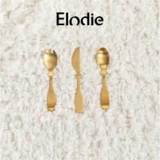 画像1: 【Elodie】ベビー　カトラリー　セット　フォーク　スプーン　ナイフ　エロディー　お食い初め　ギフト　出産祝い　 (1)