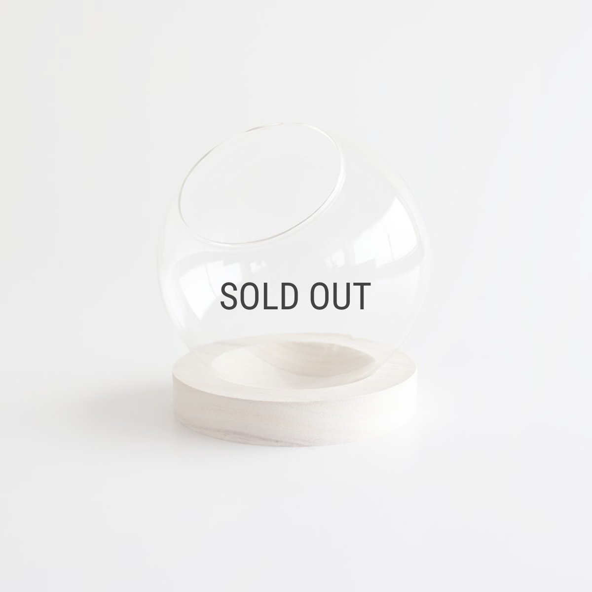 画像2: 【FARM】スモールテラリウム B15　93145　テラリウム　15cm ガラス　木　ウッド　Small Terrarium 　 (2)