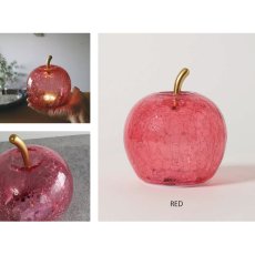 画像5: 【 LUMO 】 Apple Lamp　アップルランプ　ガラス製（ホワイト・レッド）コードレス 電池式 (5)