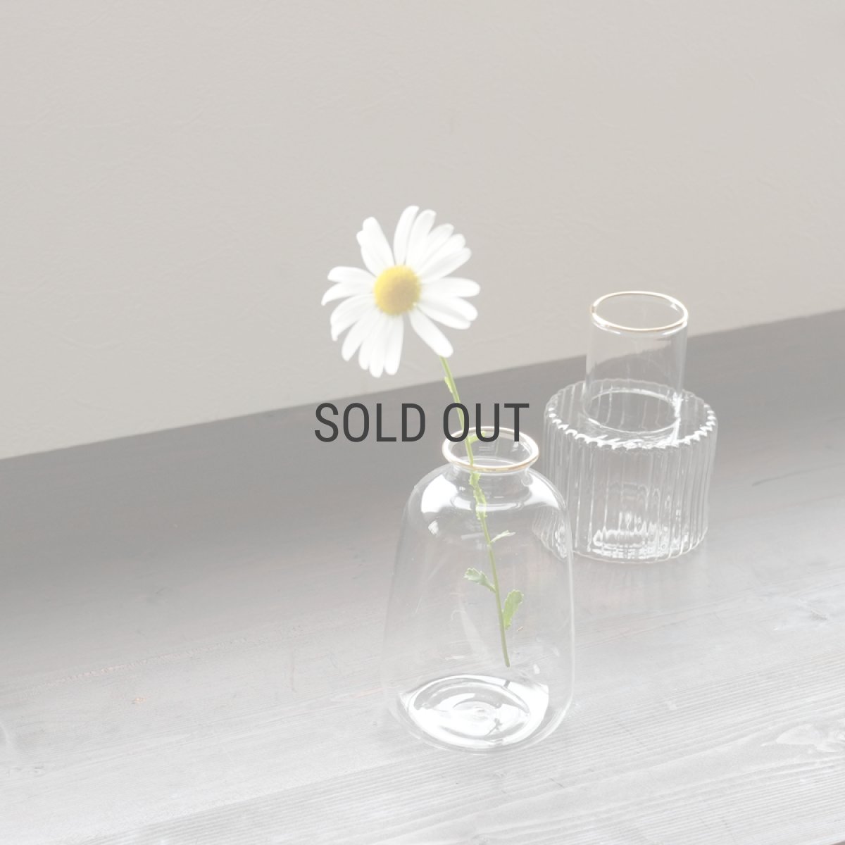 画像1: 【welms】Edge Las Vase   ラスベース　H110mm 　ガラス　フラワーベース　花瓶　ウェルムズ (1)