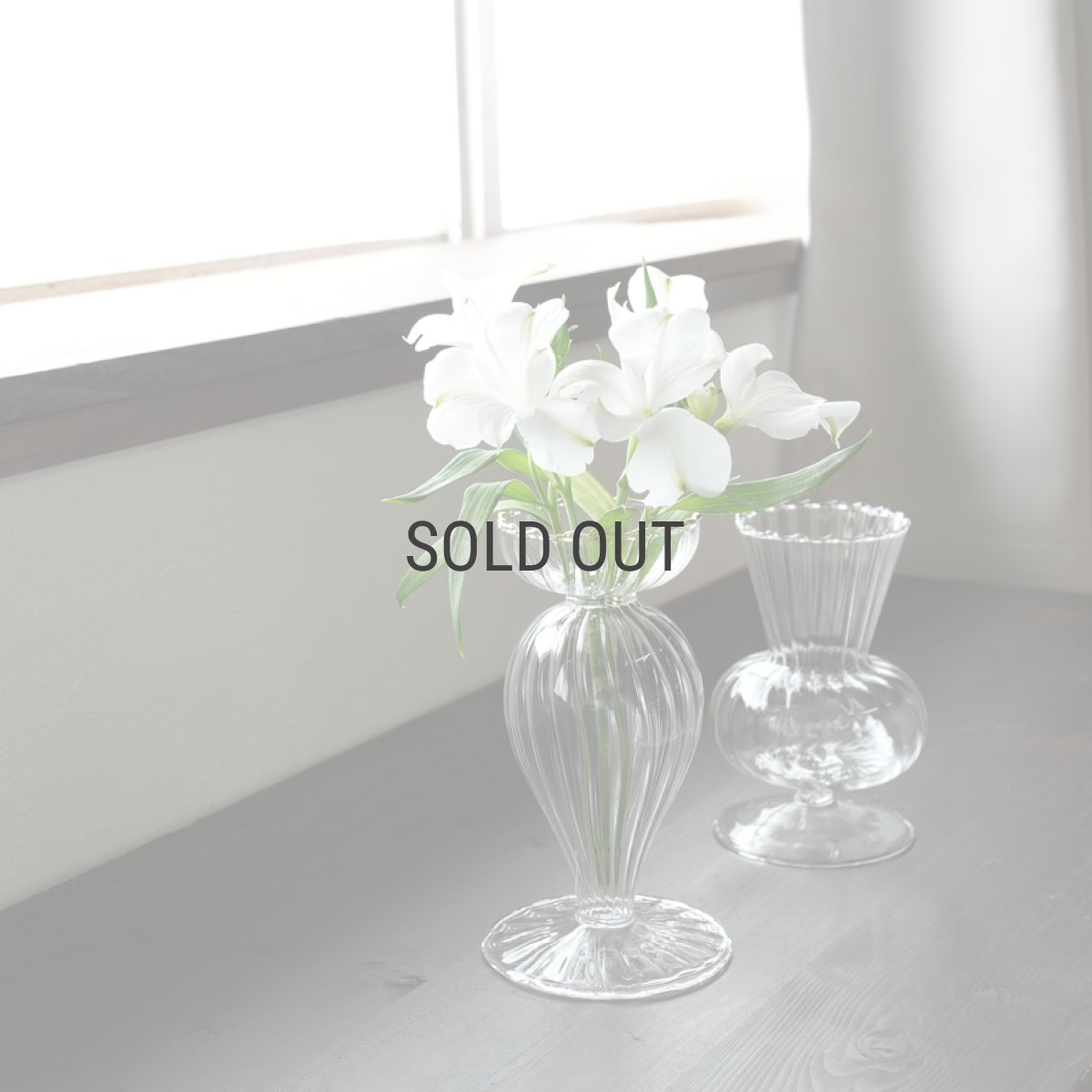 画像5: 【welms】Wavey Ihana Vase S  イハナベース　H150mm 　ガラス　フラワーベース　花瓶　ウェルムズ (5)