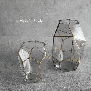 welms】Crystal Rock クリスタルロック グレー クリア H220mm H150mm