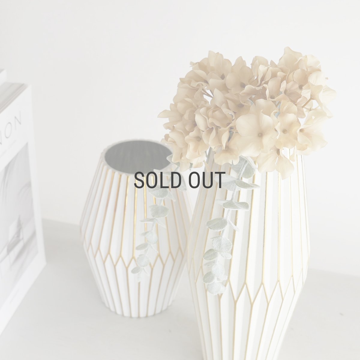画像1: 【welms】ガラス花瓶　Drape Vase  　(H200mm・250mm)   ガラス　フラワーベース　花瓶　ウェルムズ (1)