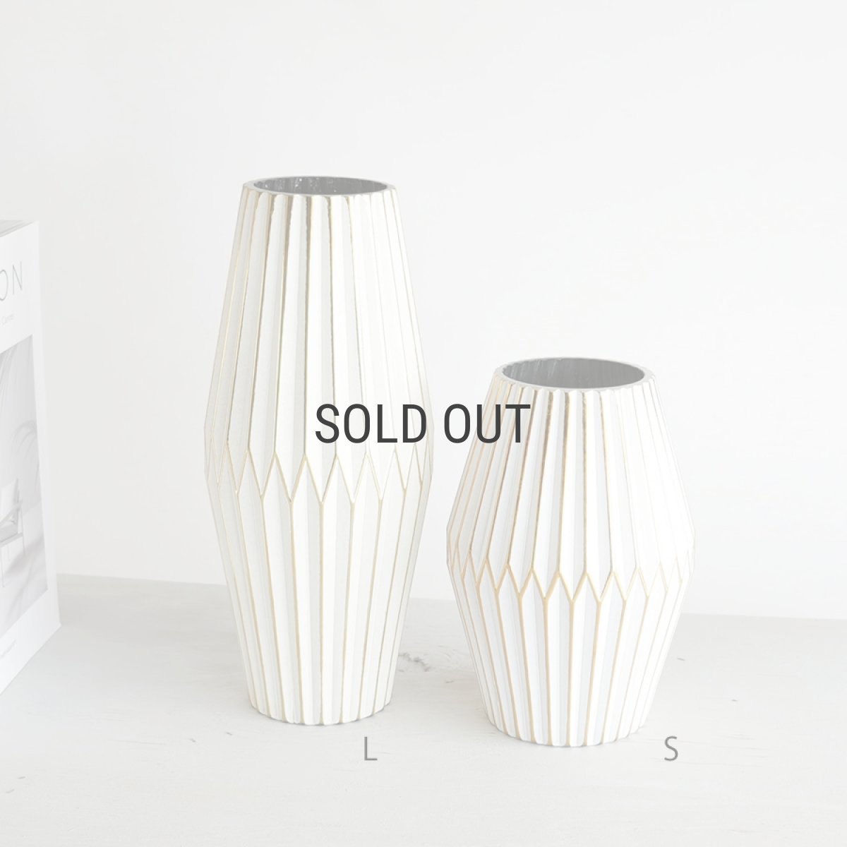画像4: 【welms】ガラス花瓶　Drape Vase  　(H200mm・250mm)   ガラス　フラワーベース　花瓶　ウェルムズ (4)