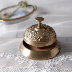 画像8: 【HM】クラシック　コールベル　真鍮　アンティーク風　φ10cm　H8cm 呼び鈴 (8)