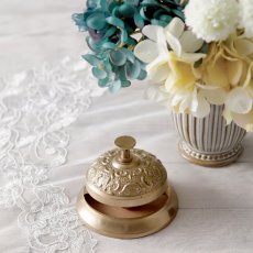 画像5: 【HM】クラシック　コールベル　真鍮　アンティーク風　φ10cm　H8cm 呼び鈴 (5)