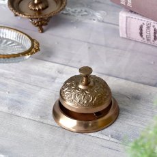 画像4: 【HM】クラシック　コールベル　真鍮　アンティーク風　φ10cm　H8cm 呼び鈴 (4)