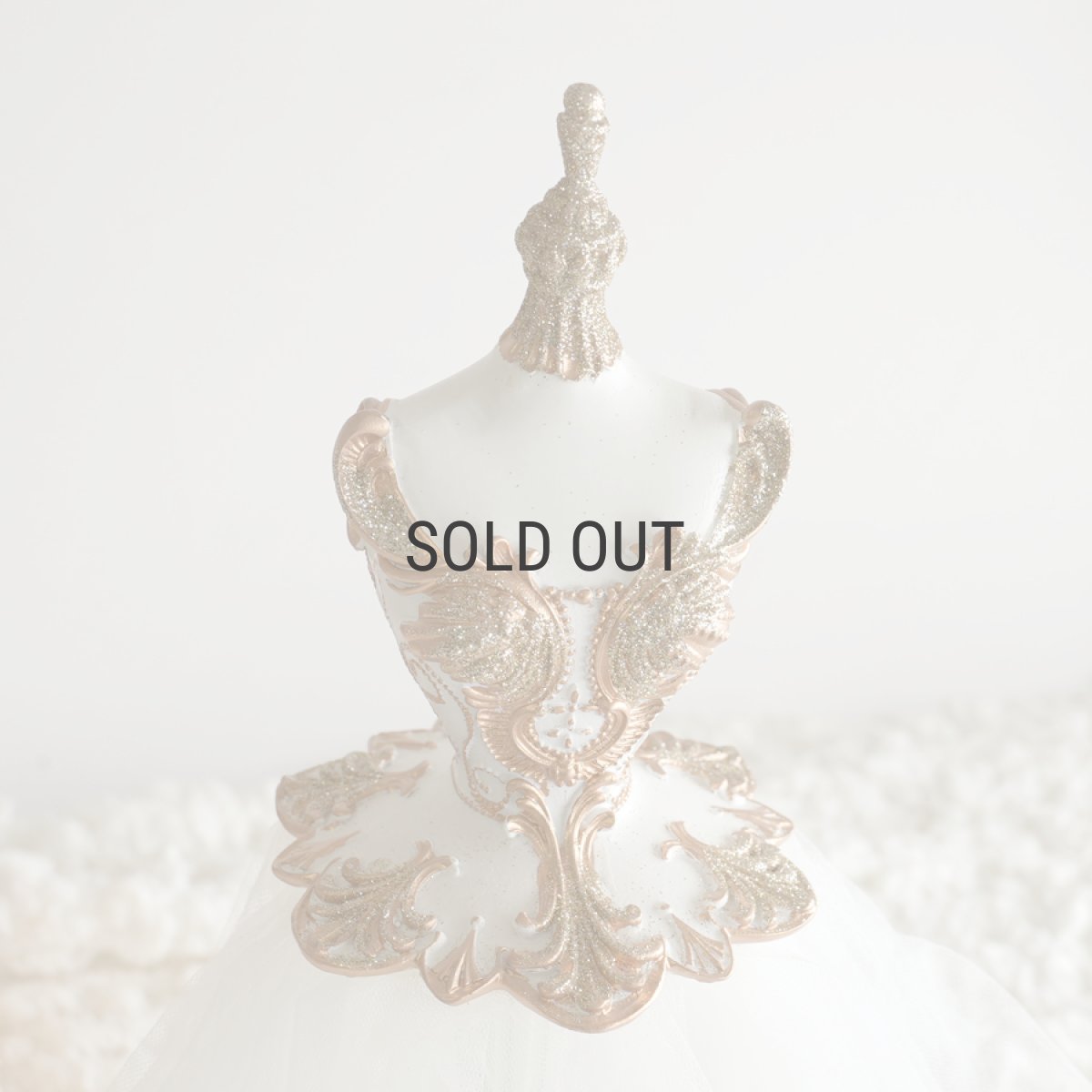 画像4: 【HM】バレリーナトルソー　37cm　クラシカルオブジェ ゴールド　インテリア (4)