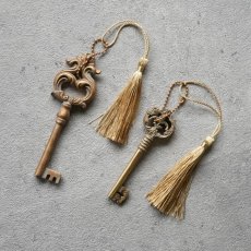 画像4: 【HM】ヴェルサイユ キー オーナメント アンティーク風　Key  Ornament (Long13cm・Short 10cm)　鍵　オブジェ (4)