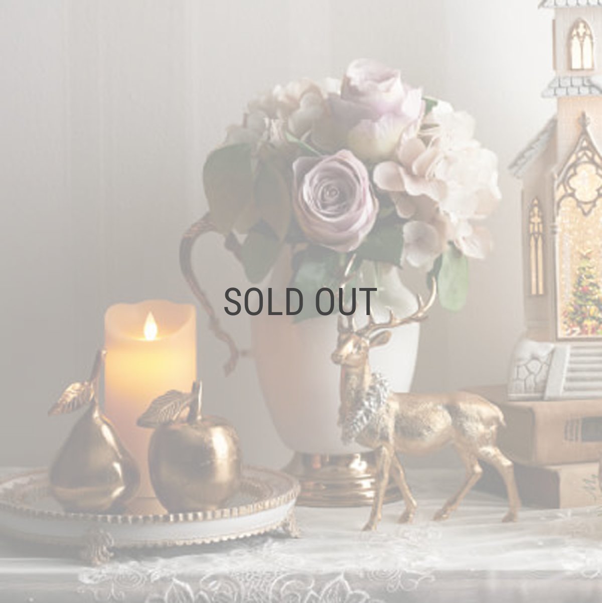 画像4: 【 HM 】メタル　アップル W８cm　ペア W10cm 　真鍮 　オブジェ　インテリア　りんご　リンゴ　洋梨　洋なし　洋ナシ (4)