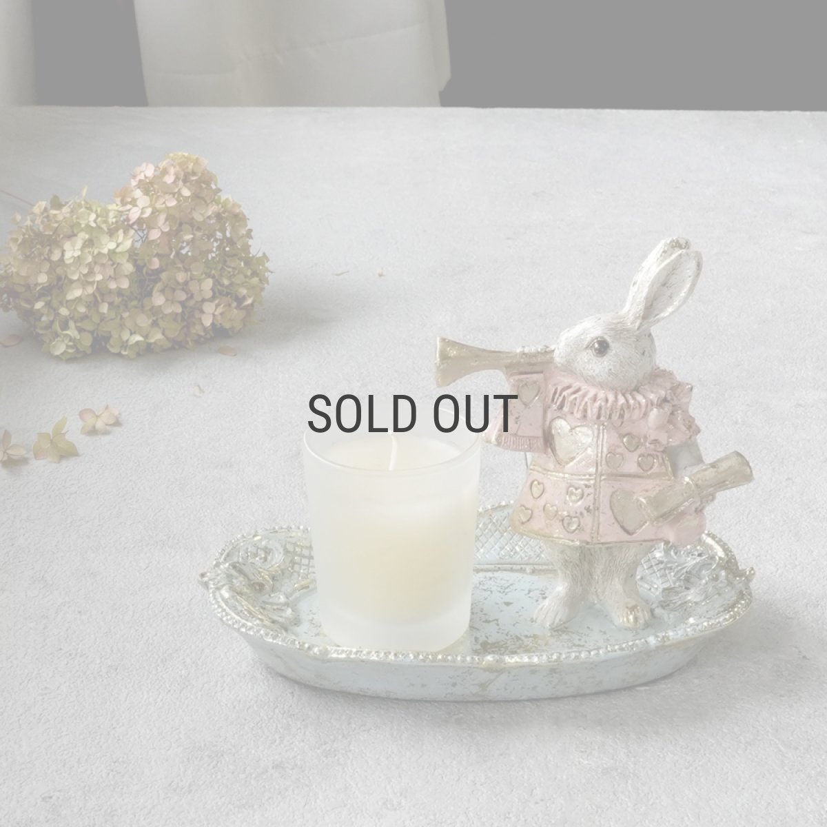 画像3: 【HM】ミニ バロックラビットトレー 　不思議の国のアリス　アンテーク調　9cm x 4.5cm (3)