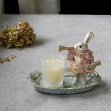 画像4: 【HM】ミニ バロックラビットトレー 　不思議の国のアリス　アンテーク調　9cm x 4.5cm (4)