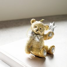 画像1: 【HM】ゴールデンベアー オーナメント H8cm (1)