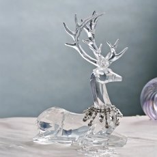 画像7: 【HM】アクリルトナカイ　ジュエルネックレス　スタンディング / H27cm　シッティング / H20cm (7)