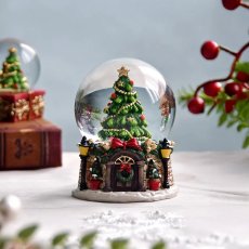 画像5: 【 HM 】ツリードアベース　スノードーム　クリスマスツリー　　φ7x H9cm 　 (5)