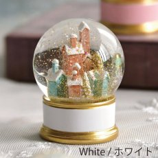 画像5: 【 HM 】パステルビレッジ ミニスノードーム H6cm ピンク グリーン ホワイト (5)