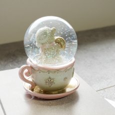 画像3: 【HM】パステルティーカップベア　スノードーム　H11cm シンプルでおしゃれ (3)