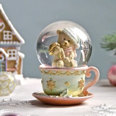 画像8: 【HM】パステルティーカップベア　スノードーム　H11cm シンプルでおしゃれ (8)