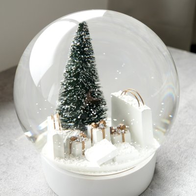 画像3: 【TKYR】バブルLED ライト　サンタのワークショップ　Santa's Workshop 　電子オルゴール８曲　H27cm クリスマス