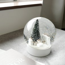 画像1: 【 HM 】ツリー&ギフト スノードーム ZODAX LA H16cm シンプルでおしゃれ (1)