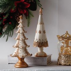 画像7: 【HM】ホワイトツリー　ヴィンテージ　ガーランド　クリスマスツリー 30cm (7)