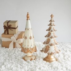 画像1: 【HM】ホワイトツリー　ヴィンテージ　ガーランド　クリスマスツリー 30cm (1)