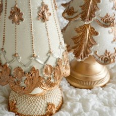 画像9: 【HM】ホワイトツリー　ヴィンテージ　ガーランド　クリスマスツリー 30cm (9)