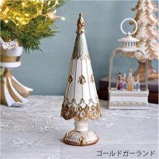 画像4: 【HM】ホワイトツリー　ヴィンテージ　ガーランド　クリスマスツリー 30cm (4)