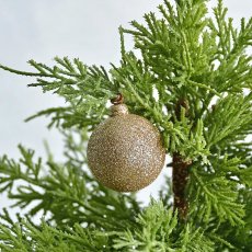 画像6: 【HM】リボンベース クリスマスツリー　65cm　ゴールドリボン　ゴールド　ホワイト (6)