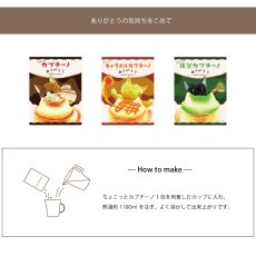 画像3: 【HYRD】ちょこっとカプチーノ　11g 　カプチーノ　キャラメルカプチーノ　抹茶カプチーノ　ありがとうの気持ちをこめて　ミニギフト　日本製　 (3)