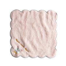 画像6: 【HYRD】ネコの日　タオルハンカチ　ねこ刺繍　ライトピンク　ライトミント　20x20cm (6)