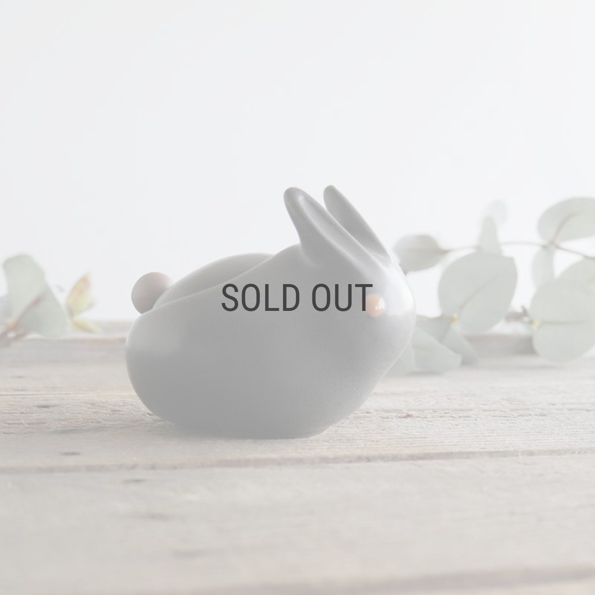 画像3: 【アイ・クラフト】 うさぎポット　シュガーポット　スプーン付/小物入れ/ウサギ/黒うさぎ 白うさぎ 兎/陶器/日本製 ハンドペイント　 (3)