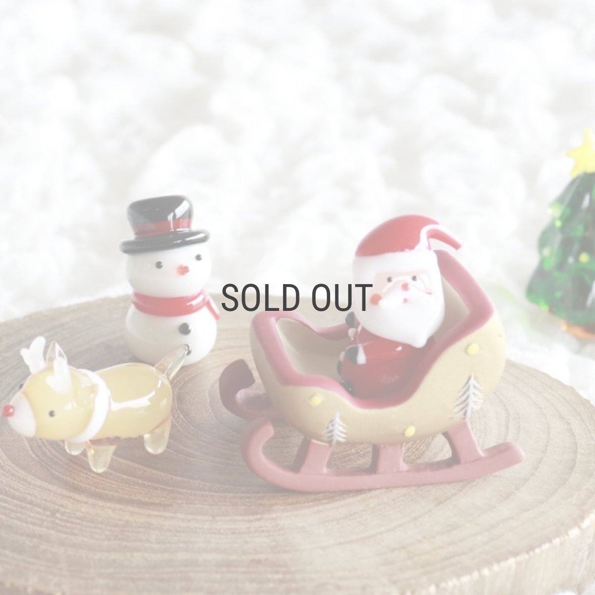 画像7: 【The Joy Luck Club】トナカイ　ガラス製　オブジェ　クリスマス　ミニチュア (7)