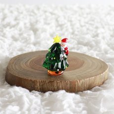 画像4: 【The Joy Luck Club】木登りサンタ　クリスマスツリー　サンタクロース　ガラス製　オブジェ　クリスマス　ミニチュア (4)