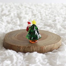 画像3: 【The Joy Luck Club】木登りサンタ　クリスマスツリー　サンタクロース　ガラス製　オブジェ　クリスマス　ミニチュア (3)