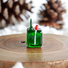 画像5: 【The Joy Luck Club】クリスマスプレゼント　グリーン　20mm  プレゼント　ギフト　ガラス製　オブジェ　クリスマス　ミニチュア (5)
