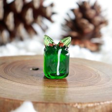 画像4: 【The Joy Luck Club】クリスマスプレゼント　グリーン　20mm  プレゼント　ギフト　ガラス製　オブジェ　クリスマス　ミニチュア (4)