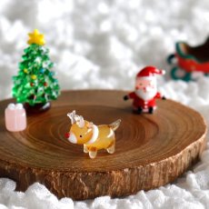 画像2: 【The Joy Luck Club】トナカイ　ガラス製　オブジェ　クリスマス　ミニチュア (2)
