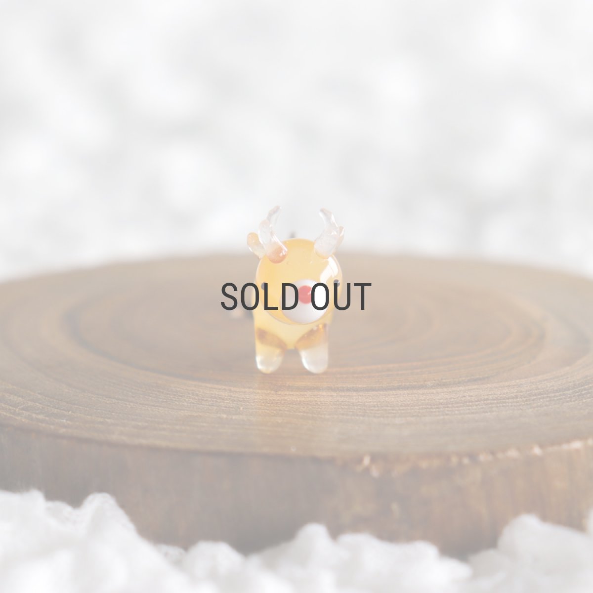 画像4: 【The Joy Luck Club】トナカイ　ガラス製　オブジェ　クリスマス　ミニチュア (4)