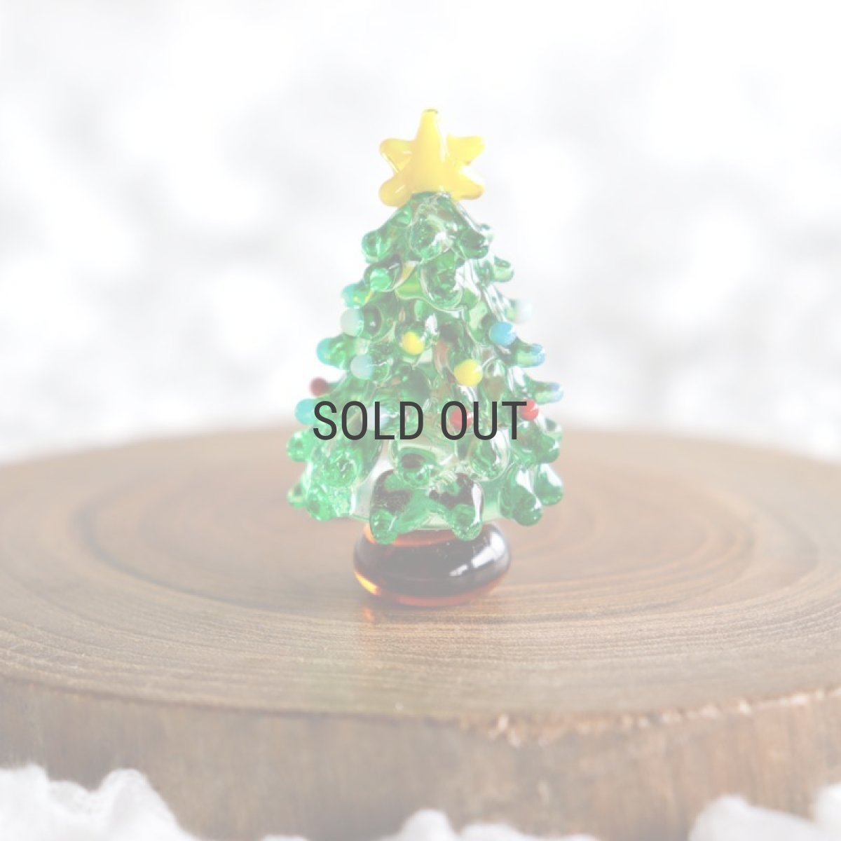 画像1: 【The Joy Luck Club】クリスマスツリー　45mm  Christmas tree　ガラス製　オブジェ　クリスマス (1)