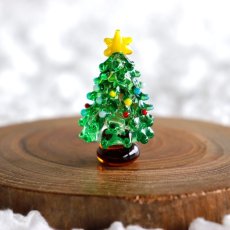 画像1: 【The Joy Luck Club】クリスマスツリー　45mm  Christmas tree　ガラス製　オブジェ　クリスマス (1)