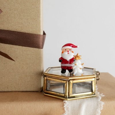 画像3: 【The Joy Luck Club】おすわりトナカイ （黄角）　20mm  ガラス製　オブジェ　クリスマス　ミニチュア 