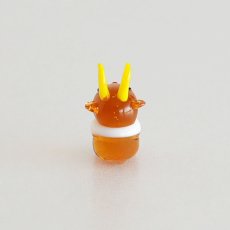 画像4: 【The Joy Luck Club】おすわりトナカイ （黄角）　20mm  ガラス製　オブジェ　クリスマス　ミニチュア  (4)