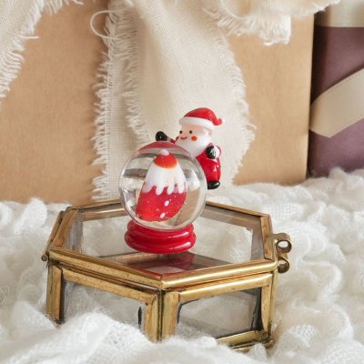 画像3: 【The Joy Luck Club】 ミニスノーマン　15mm　mini snowman  　ガラス製　オブジェ　クリスマス　ミニチュア